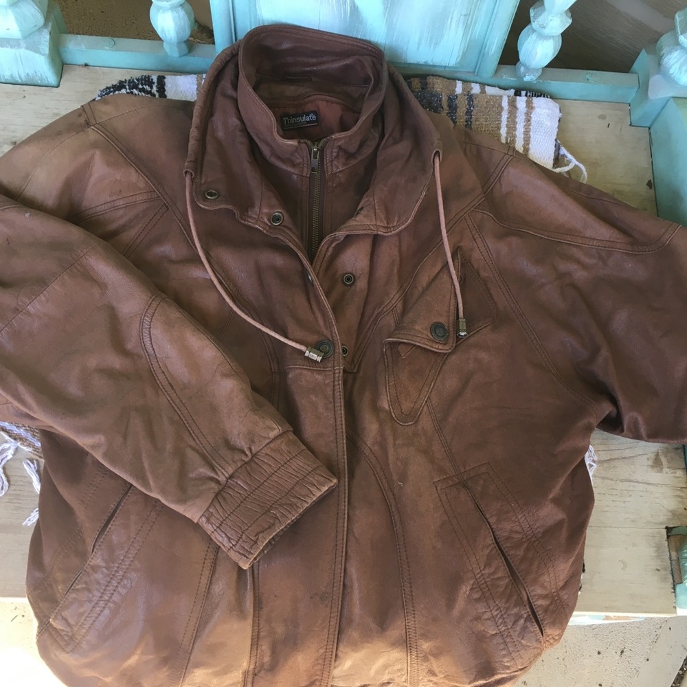 Adventure Bound Brown Thinsulate Leather Jacket